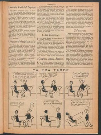 ¿Cuántos pasos, Señora?