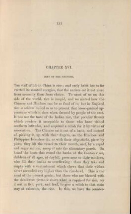 Chapter XVI. Diet of the Chinese.