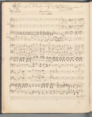 Fünf Lieder JWV 135 - BSB Mus.ms. 4695#Beibd.10