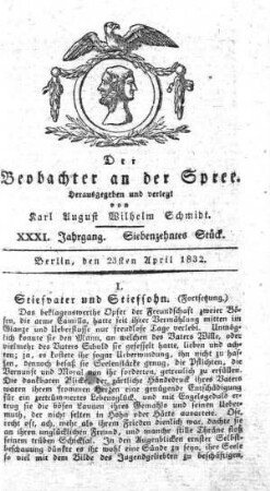 17. Stueck, 23. April 1832
