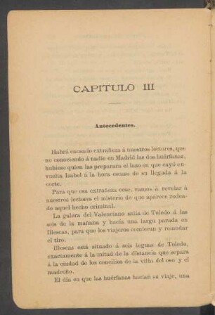 Capítulo III - Antecedentes.