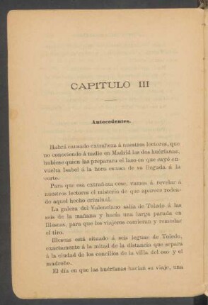 Capítulo III - Antecedentes.