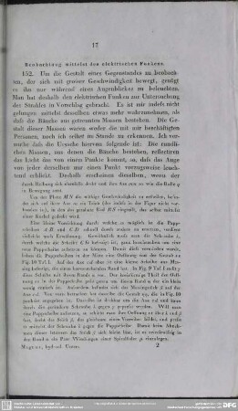 Beobachtung mittelst des elektrischen Funkens