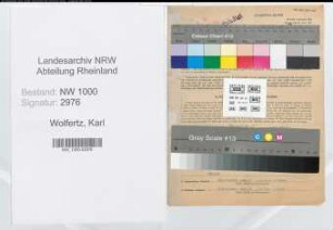 Entnazifizierung Karl Wolfertz, geb. 03.07.1891 (Postrektor)