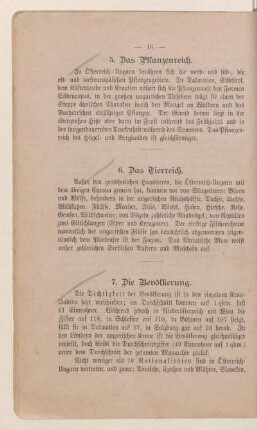6. Das Tierreich