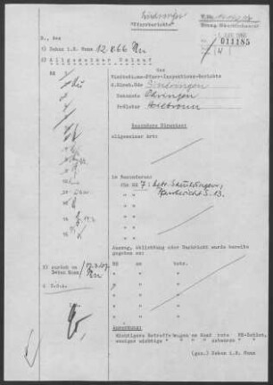 Sindringen-Ernsbach: Visitationsbericht mit Pfarrbericht 1966