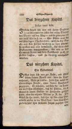 Das vierzehnte Kapitel. Ein Liebesbrief.