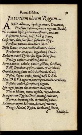 In tertium librum Regum.