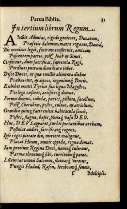 In tertium librum Regum.
