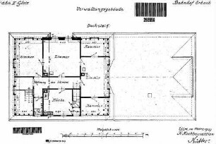 Erbach (Württ): Empfangsgebäude Grundriss Dachstock