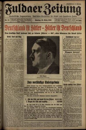 Ausgabe vom Montag, den 30. März 1936.