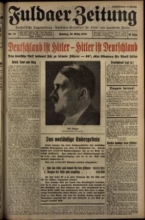Ausgabe vom Montag, den 30. März 1936.