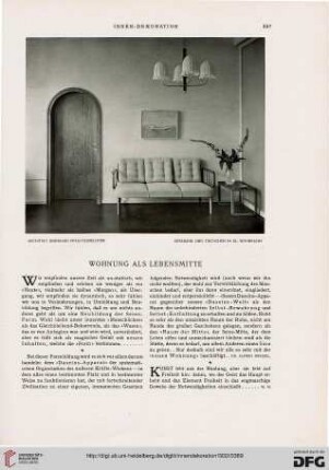 Wohnung als Lebensmitte