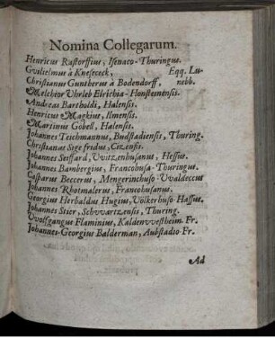 Nomina Collegarum