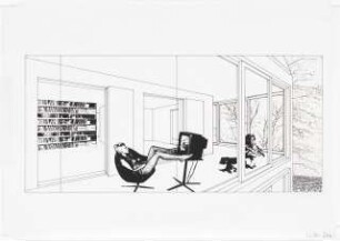 Wunschhaus #1: Perspektivische Innenansicht