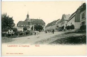 Lauenstein. Marktplatz