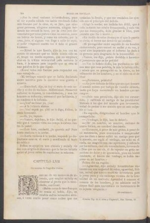 Capítulo LVII - Un recurso de tragedia clásica.