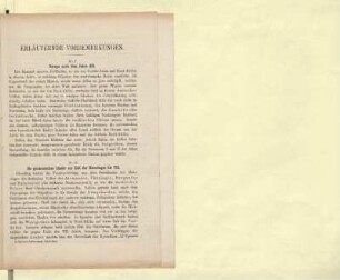 Erläuternde Vorbemerkungen