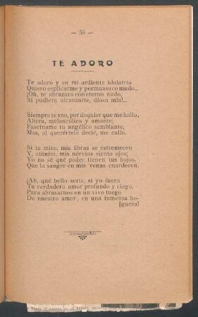Te adoro