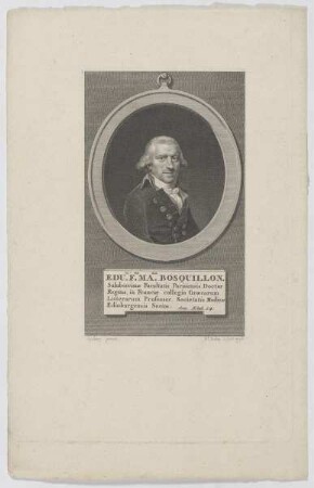 Bildnis des Edouardus Franciscus Maria Bosquillon