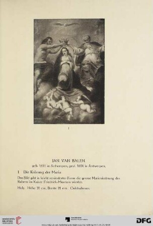 [Gemälde alter Meister] (Nr. 1-45)