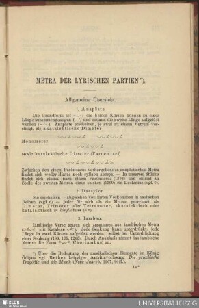 Metra Der Lyrischen Partien