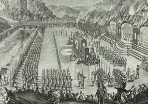 Das Bergwerks-oder Saturnusfest im Plauenschen Grund am 26. September 1719, Ausschnitt