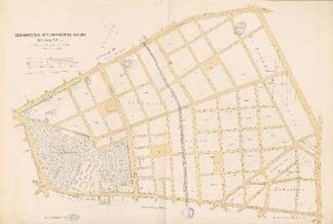 Karte: Abtheilung XIII, Sect. 1. Das Terrain zwischen der Weissenseer Chaussée, dem Königs- und Landsberger Thor und der Küstriner Chaussée