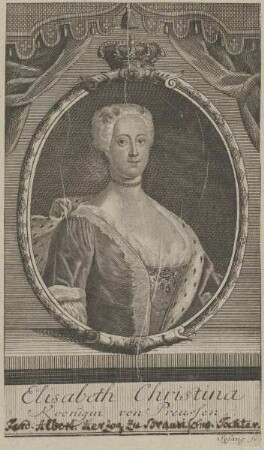 Bildnis der Elisabeth Christine, Königin von Preußen