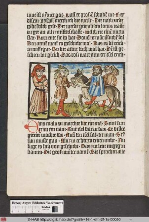 Vom dem Vater, seinem Sohn und dem Esel (Abb. 1).