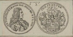 Bildnis des Anton Ulrich, Herzog von Braunschweig-Lüneburg-Wolfenbüttel, Domherr zu Halberstadt