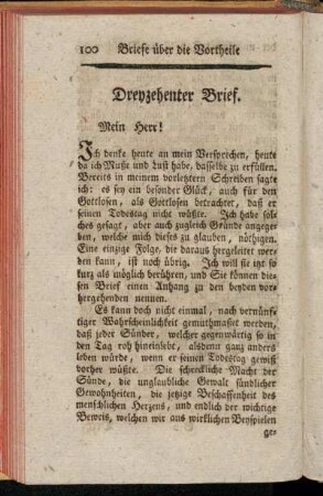 Dreyzehenter Brief.