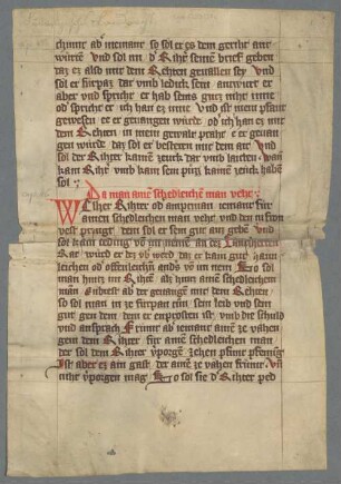 Oberbayerisches Landrecht, Art. 45-49 (Fragment) - BSB Cgm 5250(37 c