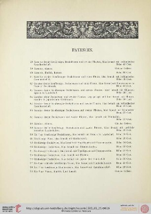 Fayencen (Nr. 78-189)