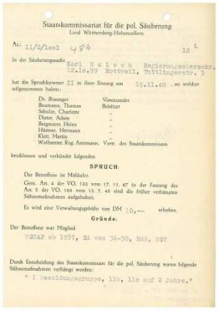 Baisch, Karl