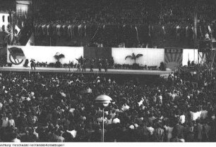 Dresden, Heinz-Steyer-Stadion, Auftritt des Moissejew-Ensemble, 3./4. Januar 1950