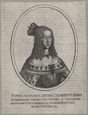 Bildnis der Sophia Ammalia Divina Clementia
