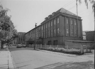 Glauchau, Färberei, Firma Fiernkrantz und Ehret, Straßenansicht