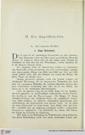 A. Die blanken Waffen