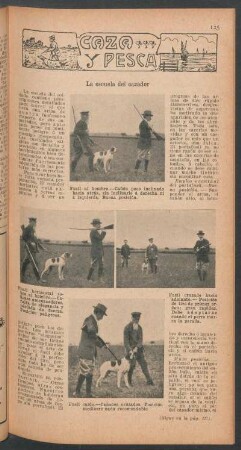 Caza y pesca : escuela del cazador