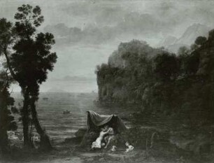 Küstenlandschaft mit Acis und Galatea
