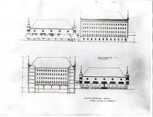 Gsaenger, Gustav; Bochum (Nordrhein-Westfalen); Rathaus - Außenansicht