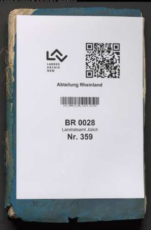 Einführung der Gemeindeordnung vom 11. März 1850 in der Bürgermeisterei Welz