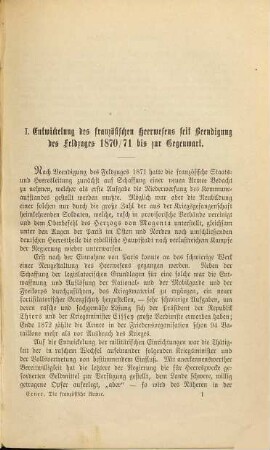 Die französische Armee in Krieg und Frieden