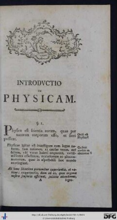 Introductio In Physicam.