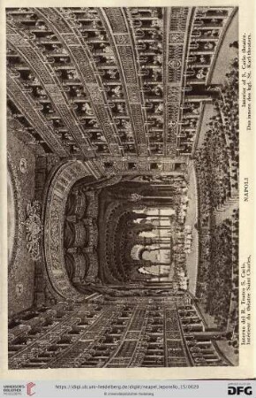 Napoli – Interno del R. Teatro S. Carlo. – Intérieur du théatre Saint Charles, – Interior of S. Carlo theatre. – Das innere des kgl. St Karl-theaters.