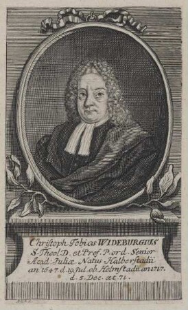 Bildnis des Christoph Tobias Wideburg