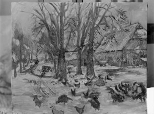 Gutshof im Winter