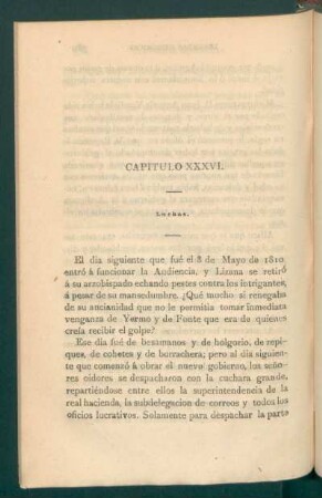 Capítulo XXXVI. - Luchas.