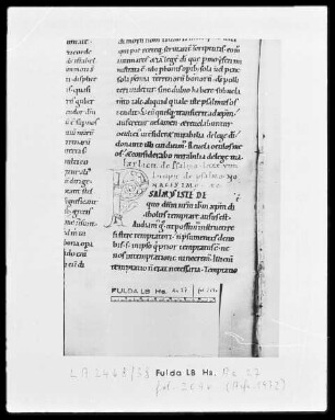 Augustinus, Enarrationes in Psalmos 51-100 — Initiale P (salmus), Folio 209 verso